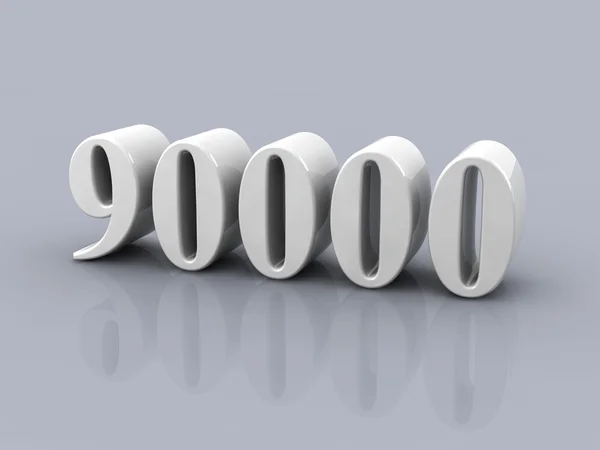 Número 90000 — Fotografia de Stock
