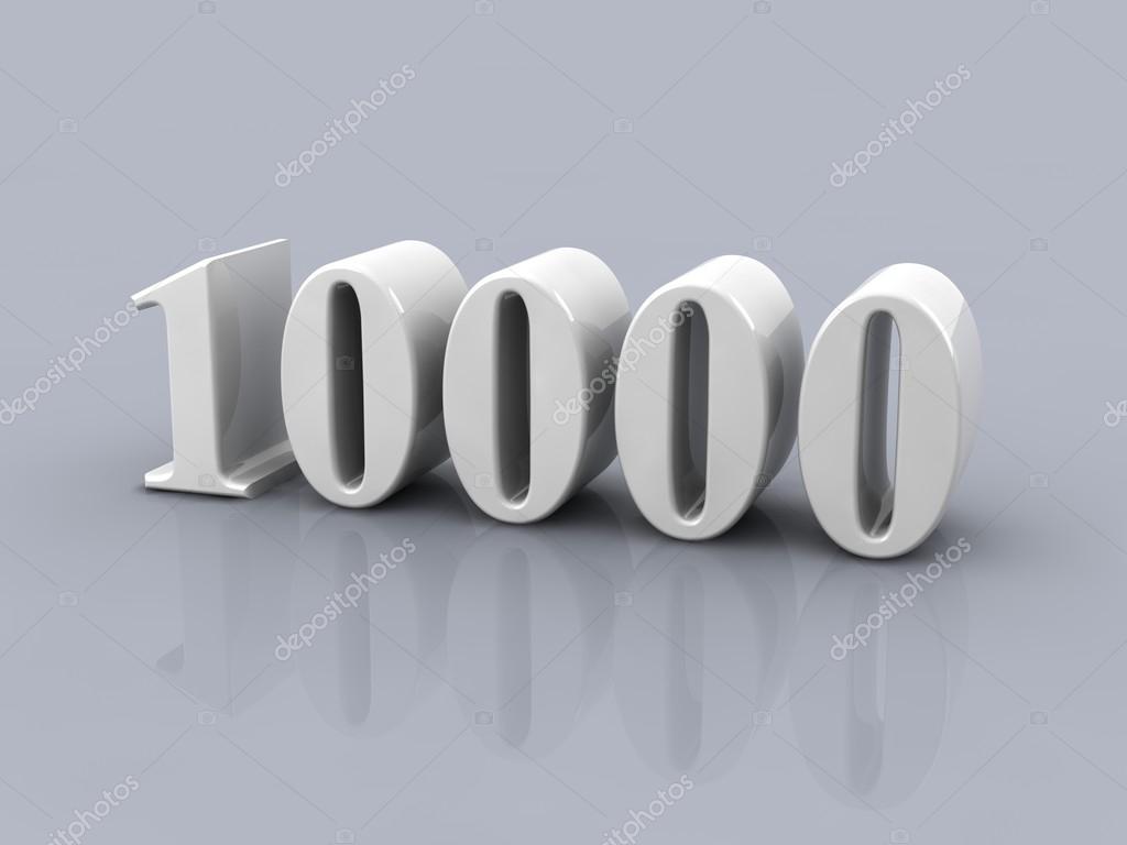 Number 10000 Stock Photo by ©Elenven 66953997