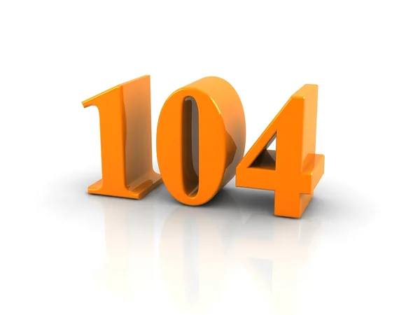 Numero 104 — Foto Stock