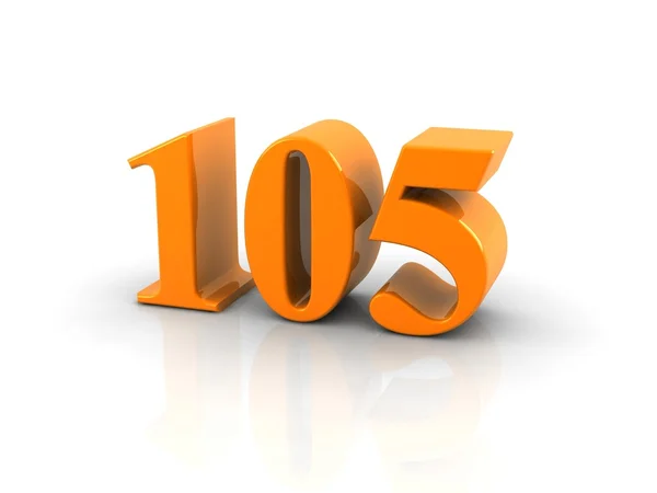 Numero 105 — Foto Stock