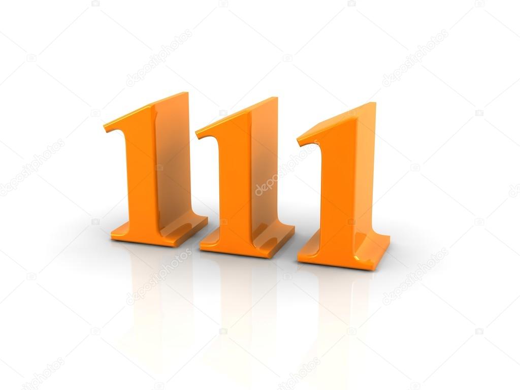 Number 111 Stock Photo by ©Elenven 67550613