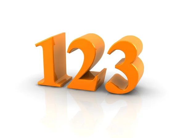 Numero 123 — Foto Stock