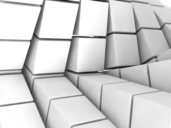 White cubes — Stock Photo, Image