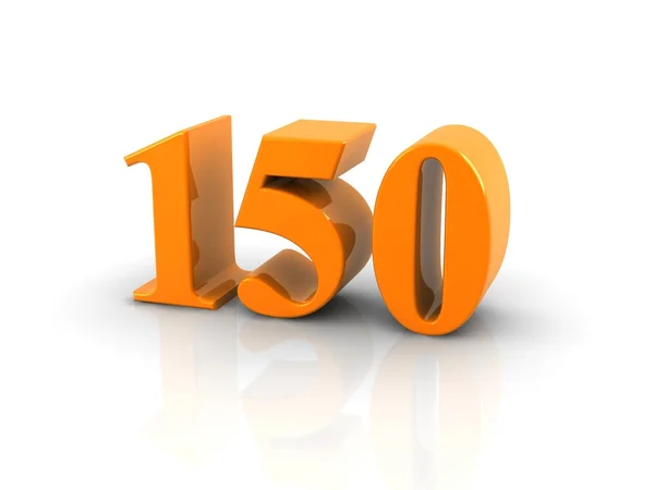 Número 150 — Fotografia de Stock