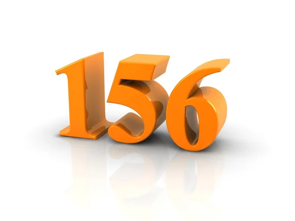 Numero 156 — Foto Stock