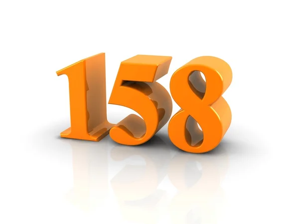 Numero 158 — Foto Stock