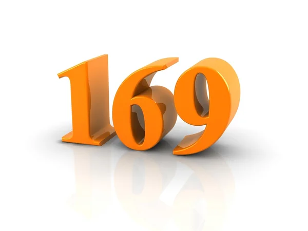 Número 169 — Fotografia de Stock