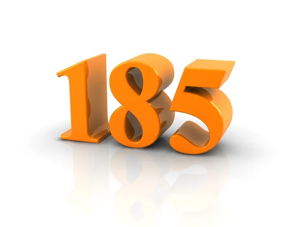 Número 185 — Fotografia de Stock