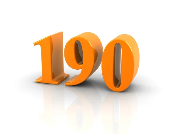 Numero 190 — Foto Stock