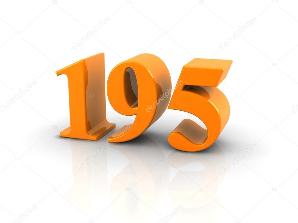 Number 195 Stock Photo by ©Elenven 69052723