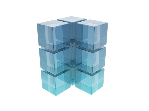 Cubos de vidrio — Foto de Stock