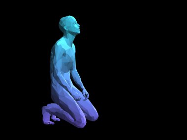 3D erkek modeli