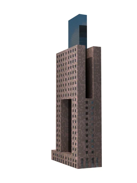 Rascacielos individual — Foto de Stock