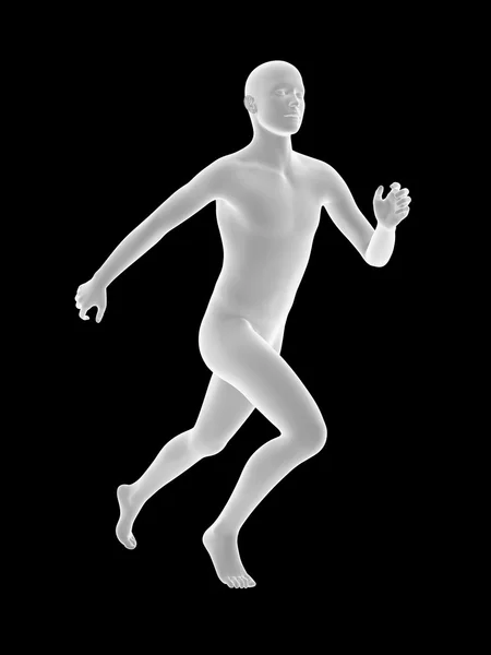 Mann rennt — Stockfoto