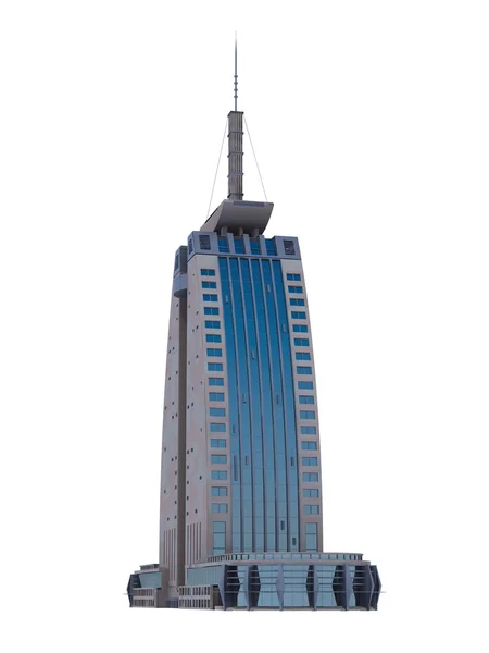 Одноместный небоскреб — стоковое фото