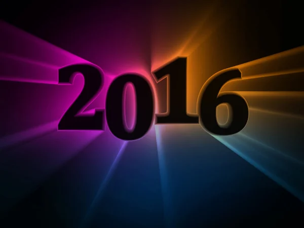 Número de calendario 2016 —  Fotos de Stock