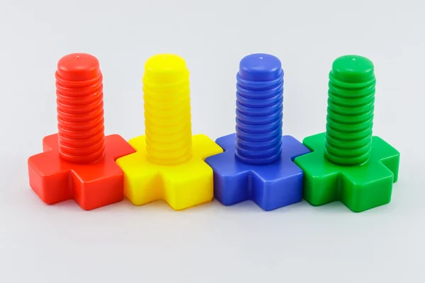 Brinquedo plástico colorido — Fotografia de Stock
