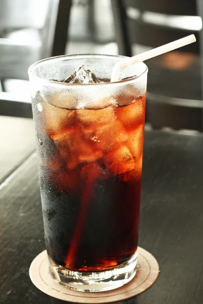 Bicchiere di cola — Foto Stock