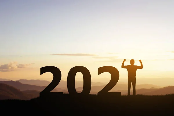 Siluet özgürlük işadamı 2021 'den memnun.