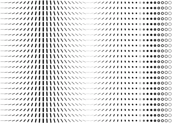 Abstract Vector Monochrome Pattern Dynamic Black Pattern Magnetic Field Optical — ストックベクタ