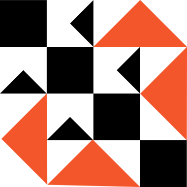 Soyut renkli kare geometrik modern dekorasyon. Geometrik mozaik düz desen tasarımı