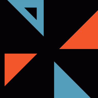 Soyut renkli kare geometrik modern dekorasyon. Geometrik mozaik düz desen tasarımı