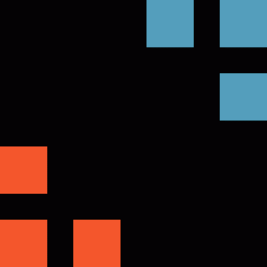 Soyut renkli kare geometrik modern dekorasyon. Geometrik mozaik düz desen tasarımı