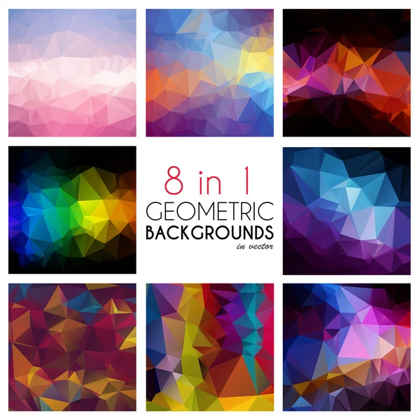 Geonetric arka planlar seti