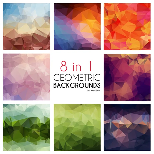 Geonetric arka planlar seti