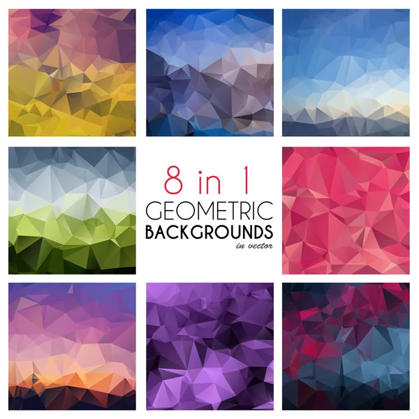 Geonetric arka planlar seti