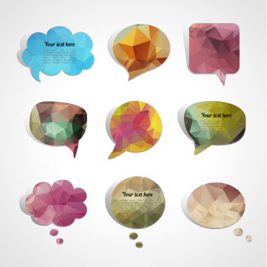 Konuşma baloncukları ayarlandı