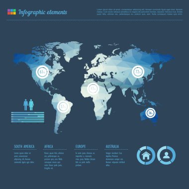 poligonal Dünya Haritası