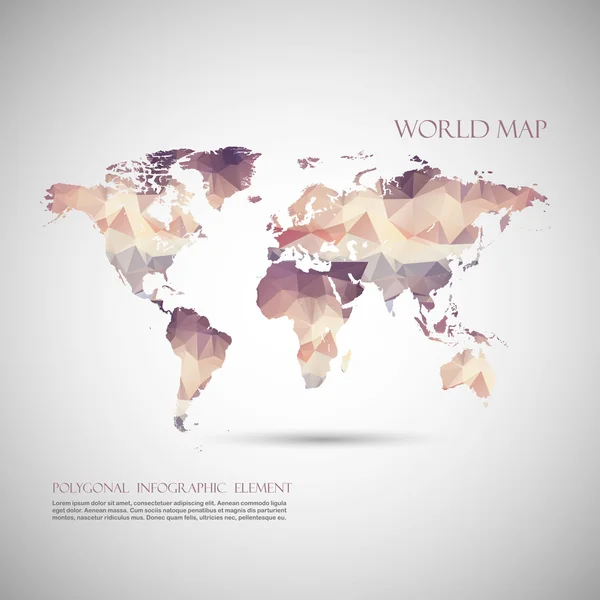 poligonal Dünya Haritası