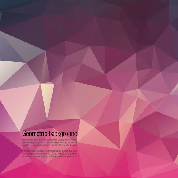 Abstracte geometrische achtergrond — Stockvector