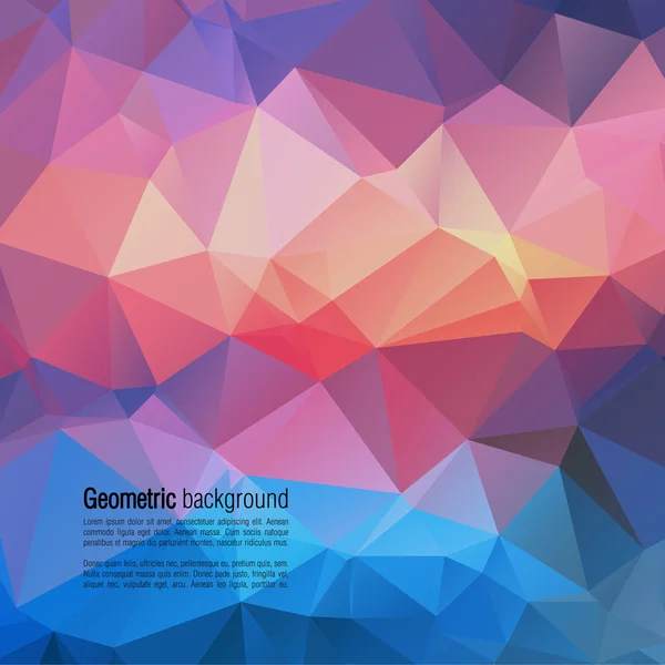 Abstracte geometrische achtergrond — Stockvector