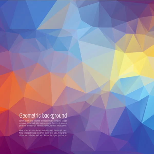 Resumen Fondo geométrico — Vector de stock