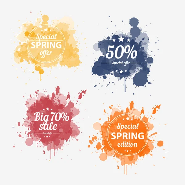 Lente Aanbieding set — Stockvector