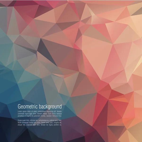 Resumen Fondo geométrico — Vector de stock