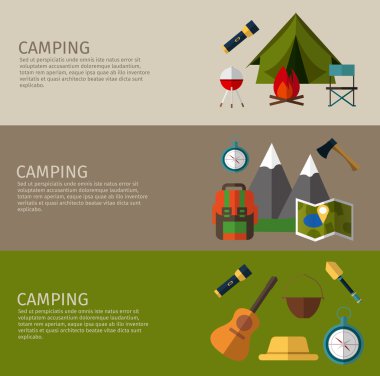 Kamp afiş koleksiyonu