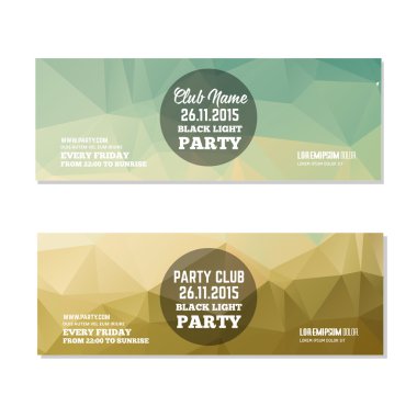 Club flyer şablonu