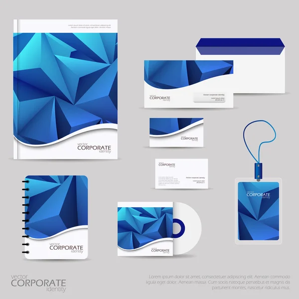 Identity company style template — Stock Vector