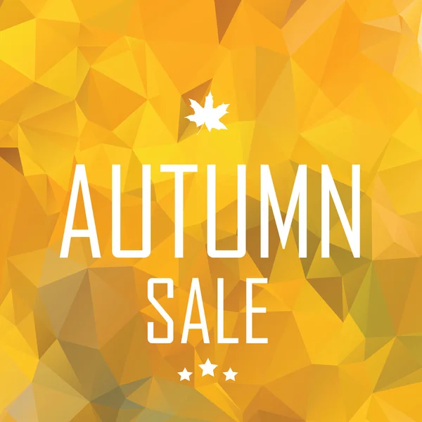 Affiche Vente Automne — Image vectorielle