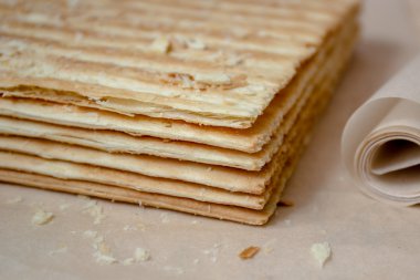 Puf böreği. Pasta için hazırlık.