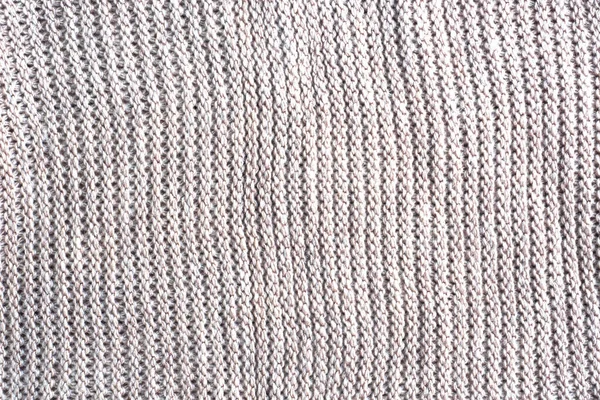 Textura Lana Punto Beige Material Textil Fondo Cerca — Foto de Stock