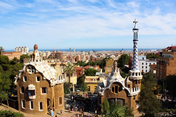 Park guell barcelona, Katalonya, İspanya