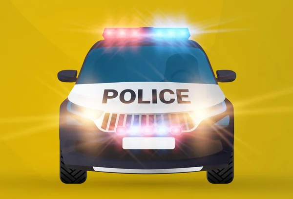 Polis araba vektör