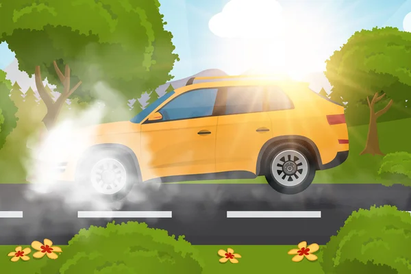 Car accident vector Royalty Free Stock Vectors