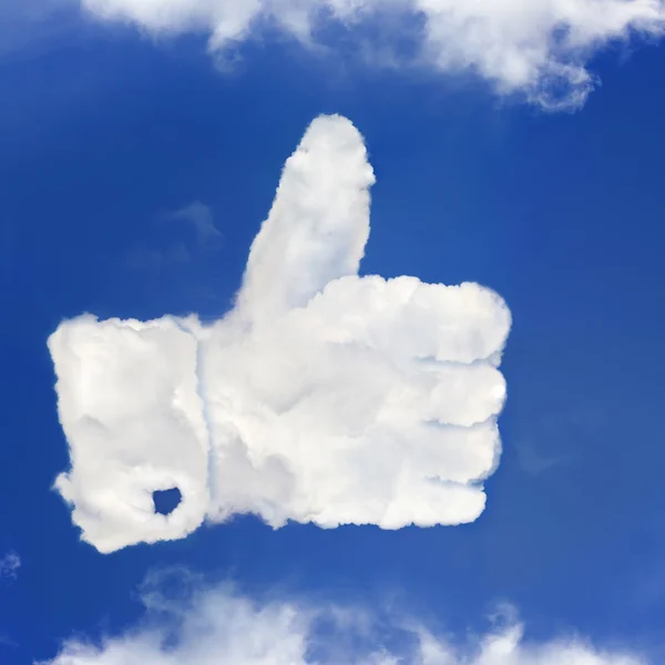 Thumb up symbol — Stock Photo, Image