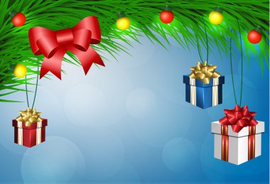 Noel arka plan görüntü ve metin için çerçeve ile