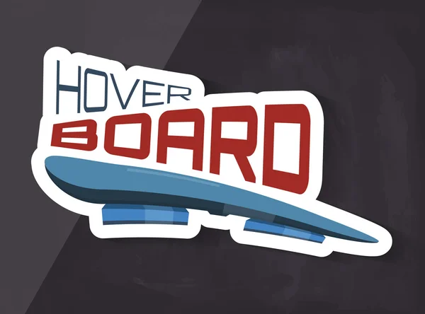 Hoverboard gráfico vector creativo — Vector de stock